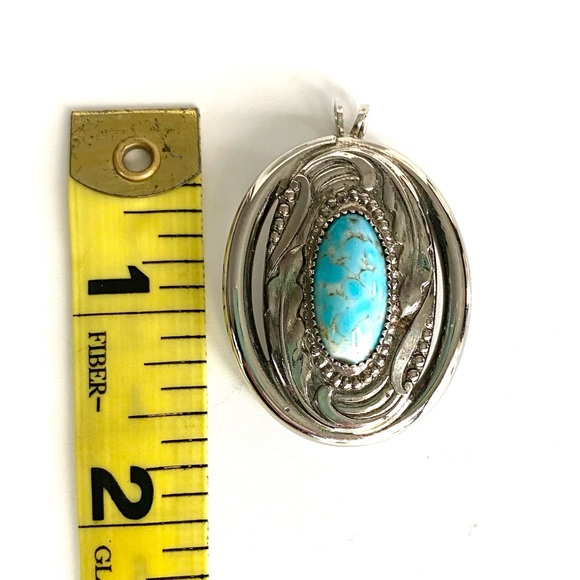 Vintage Southwestern Style Turquoise Jewelry 10 Piece Lot - Picture 7 of 16